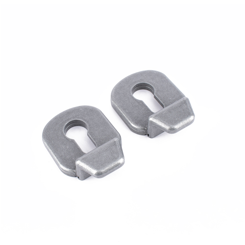 Devoran Euro Double Pull Escutcheon - Pewter